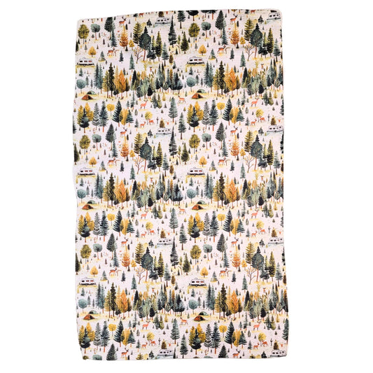 Summer Camping Trip Kitchen Tea Towel - Fathers Day