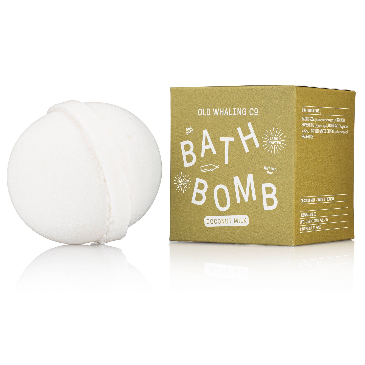 Coconut Milk Bath Bomb