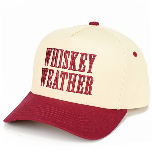 WHISKEY WEATHER Embroidered Trucker Hat