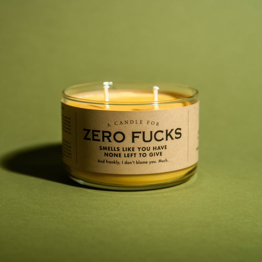 A Candle for Zero Fucks | Funny Candle