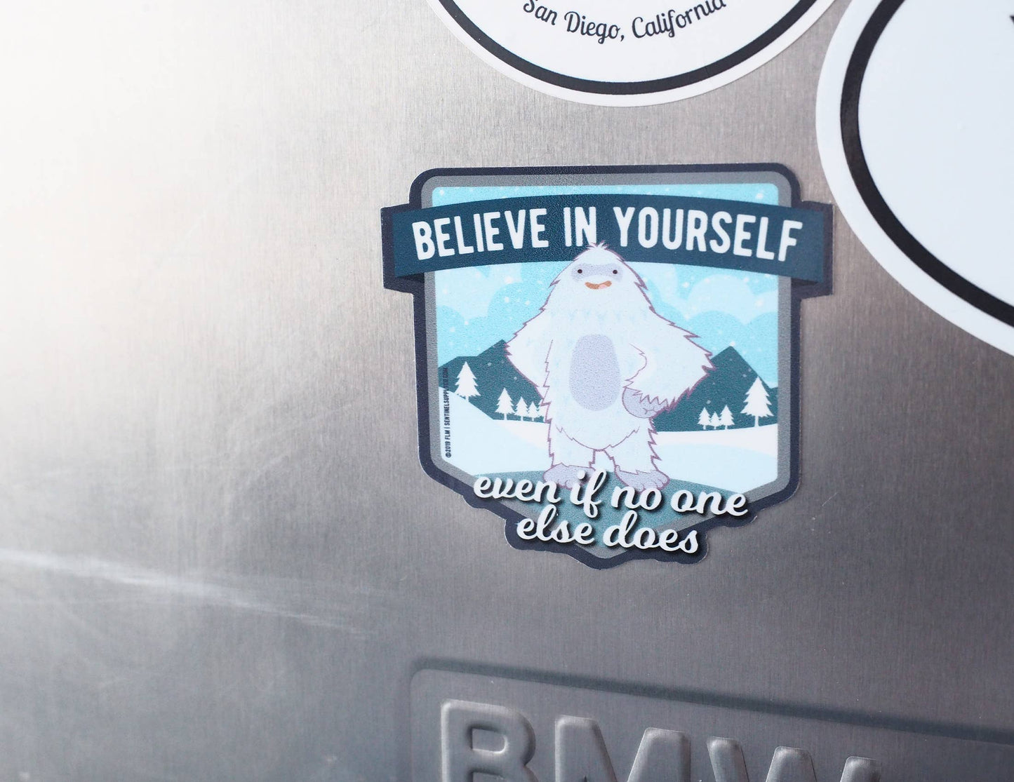 Believe in Yourself Yeti Sticker