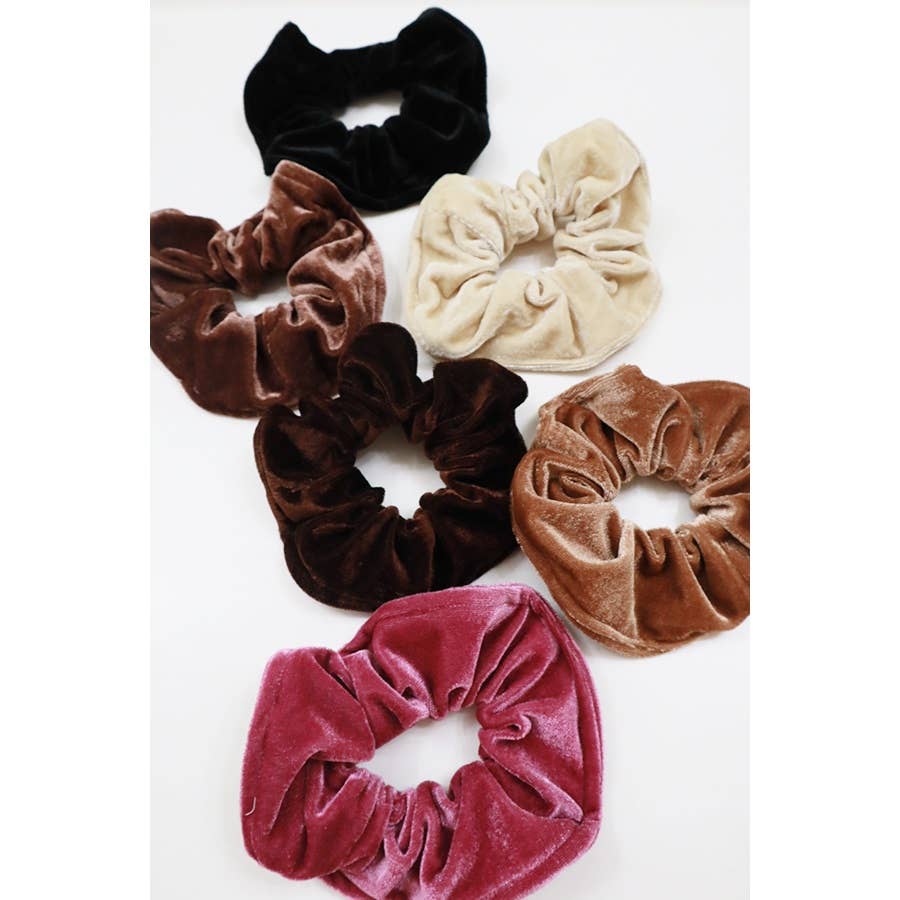 Premium Quality Large Soft Tone Velvet Scrunchie