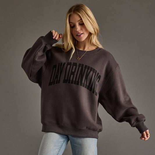 Charcoal & Black Day Drinking Sweatshirt