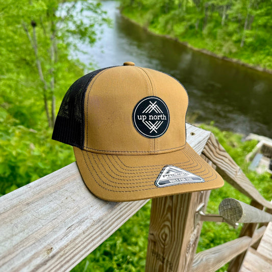 Up North Trucker Hat - Buck/Charcoal