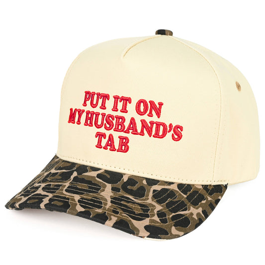 PUT IT ON MY HUSBAND'S TAB - Trucker Hat