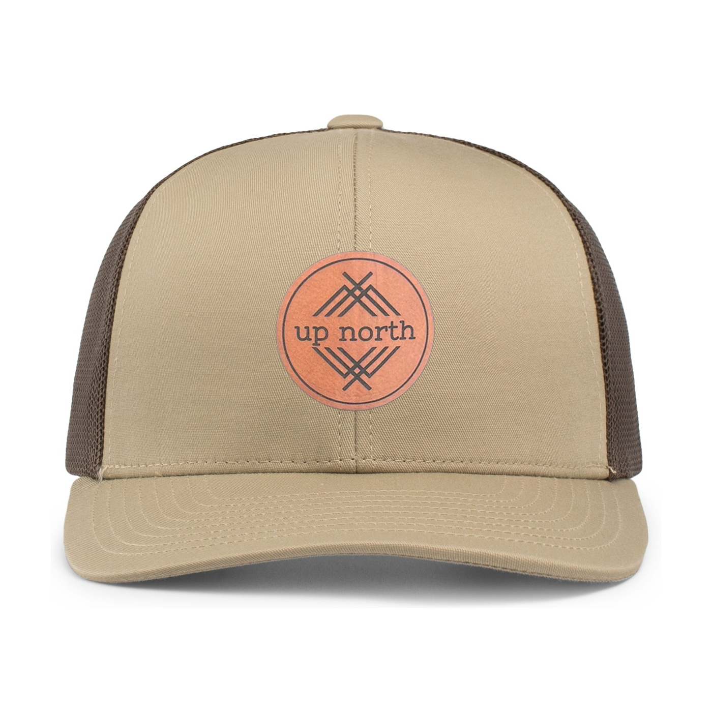 Up North Mesh Back Trucker Hat - Khaki/Brown