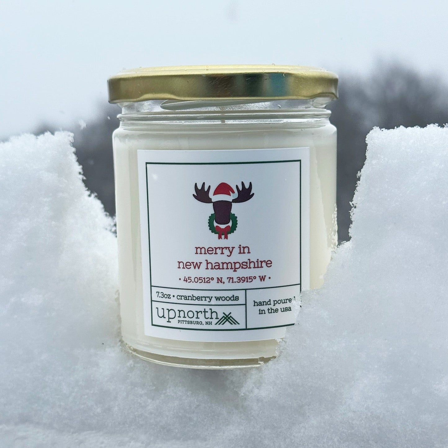 Merry in NH Candle