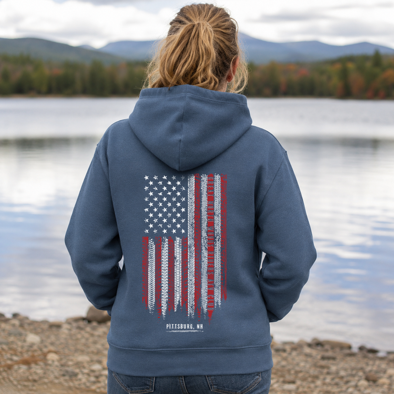 RIDE 4.0 Fundraiser Hoodie - Slate Blue
