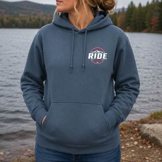 RIDE 4.0 Fundraiser Hoodie - Slate Blue