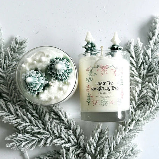 Under the Christmas Tree 12oz Handmade Soy Candle