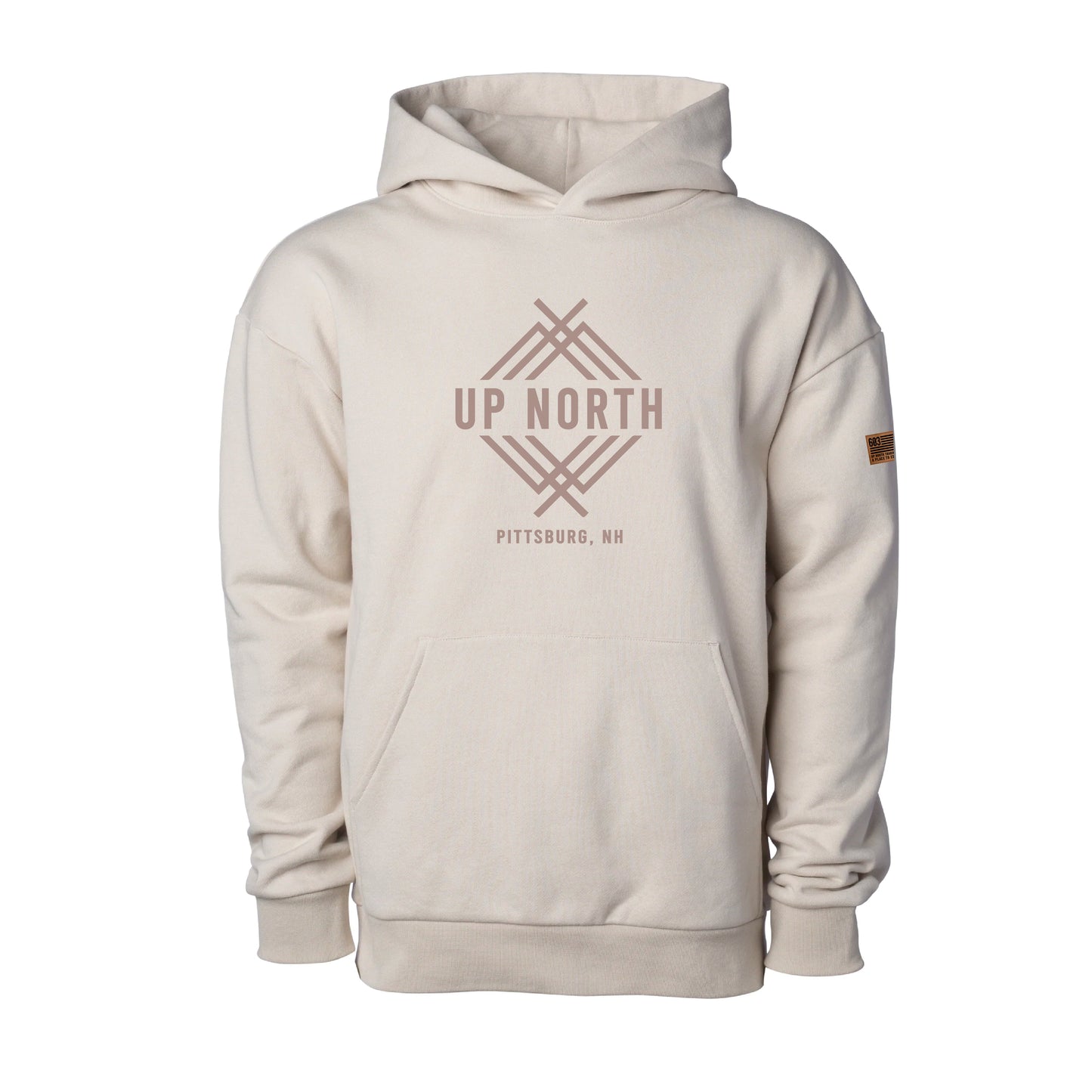 Up North Elevated Logo Hoodie - Ivory