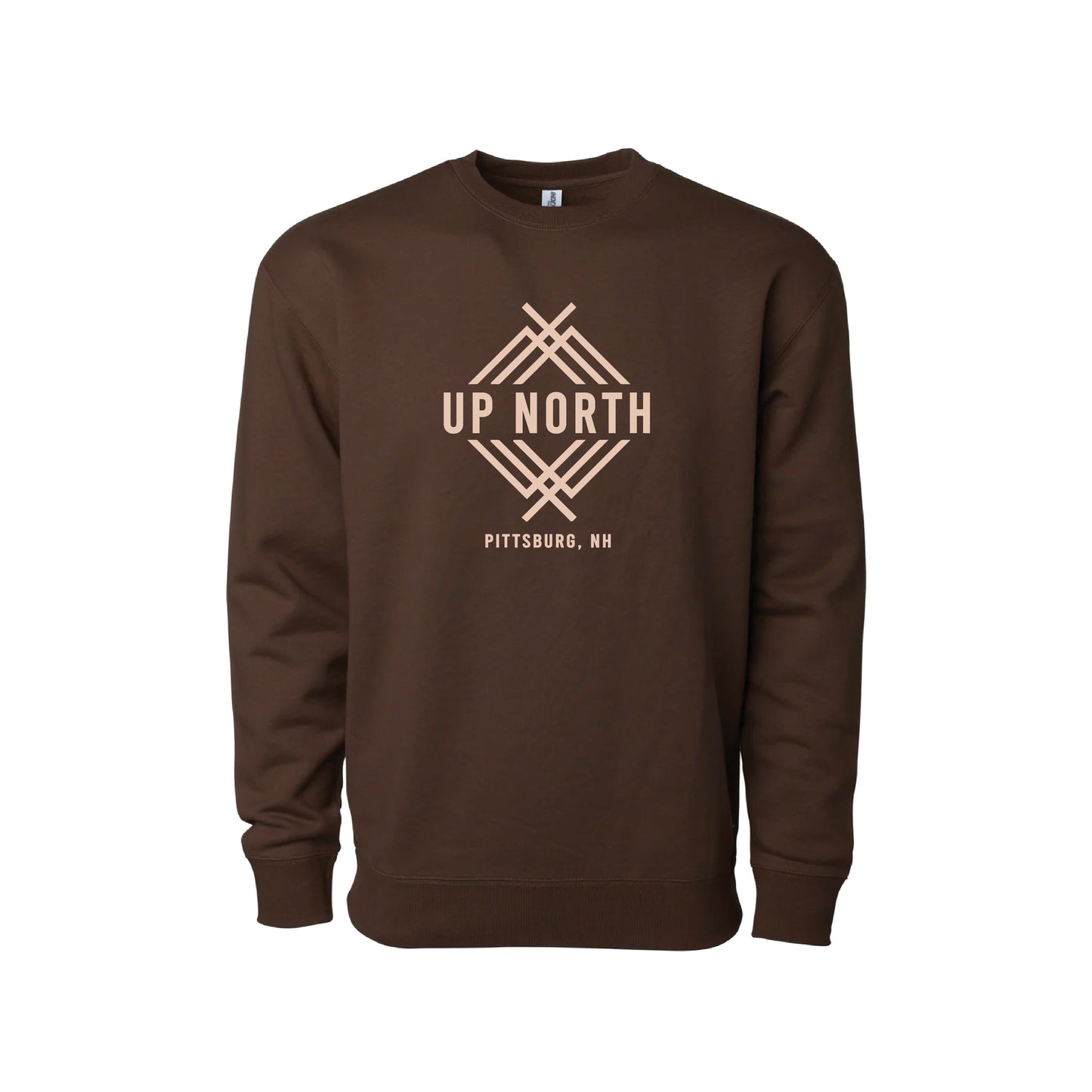 Up North Elevated Logo Crew - Brown