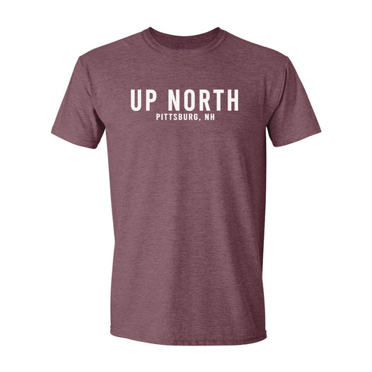 Up North Definition Tee - Burgundy Heather