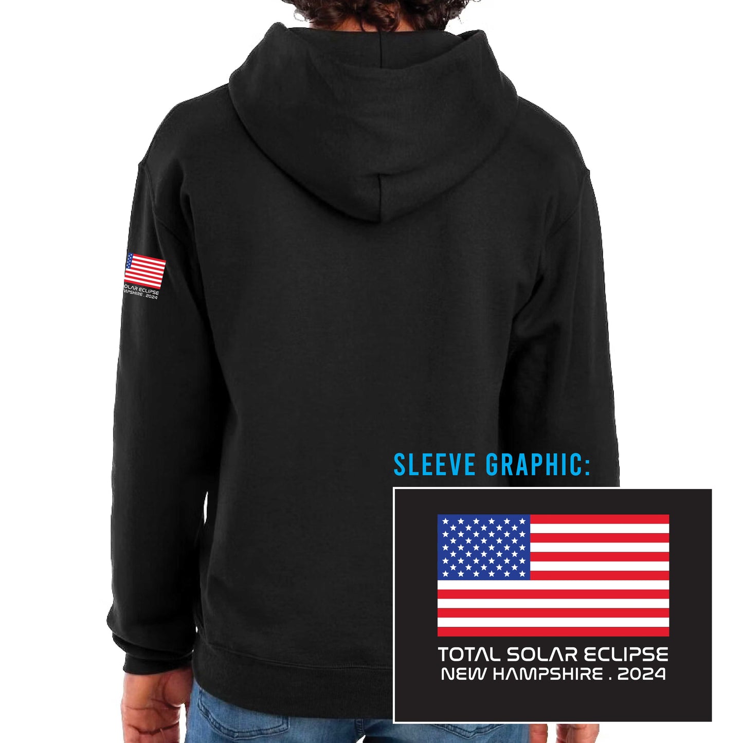 I Blacked Out Up North - Total Solar Eclipse Hoodie