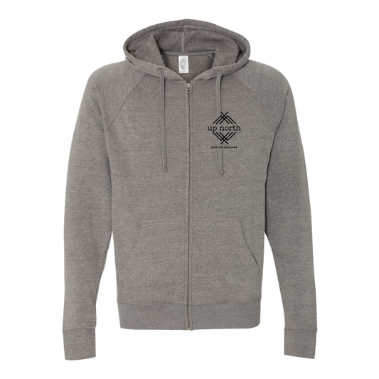 Lost on Purpose - Ultra Soft Zip Hoodie - Grey