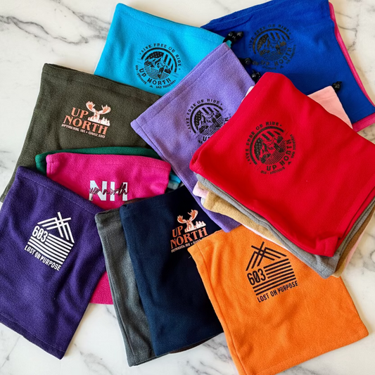 Fleece Neck Warmer / Adjustable Gaiter