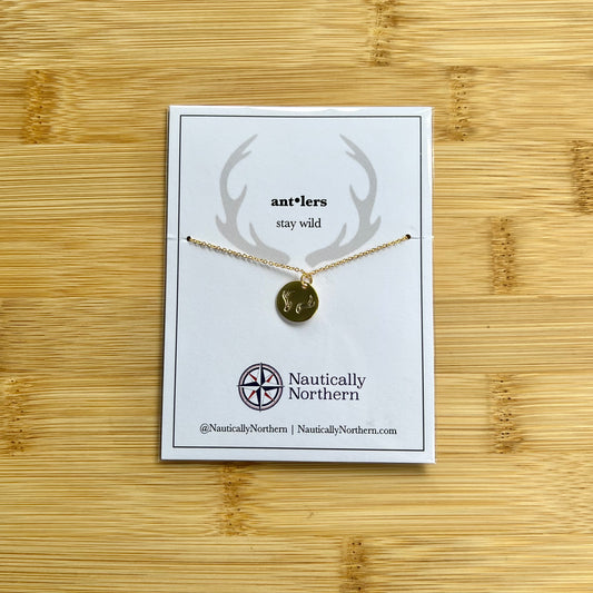 Antler Charm Necklace