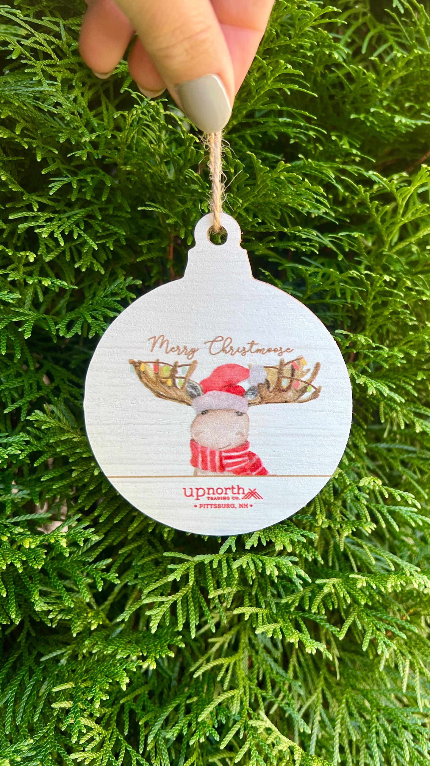 Merry Christmoose Ornament