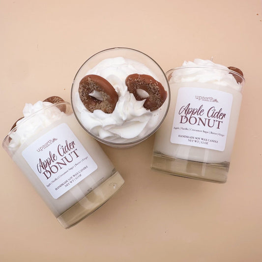 Apple Cider Donut - Handmade Fancy Candle 12oz