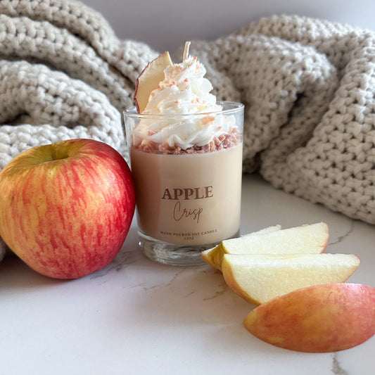 Apple Crisp 12oz Handmade Soy Candle