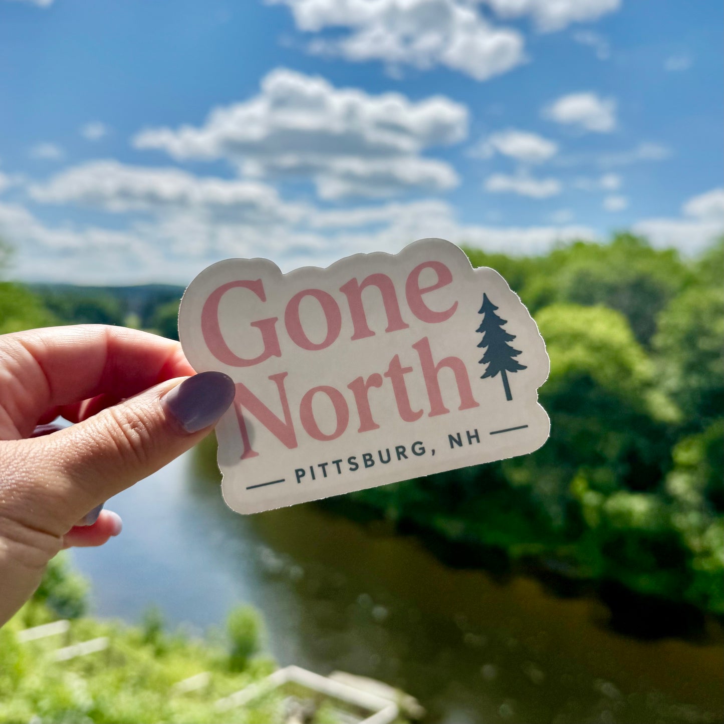 Gone North - Permanent Sticker