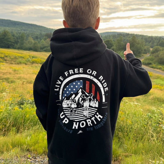 Live Free or RIDE - YOUTH ATV Hoodie