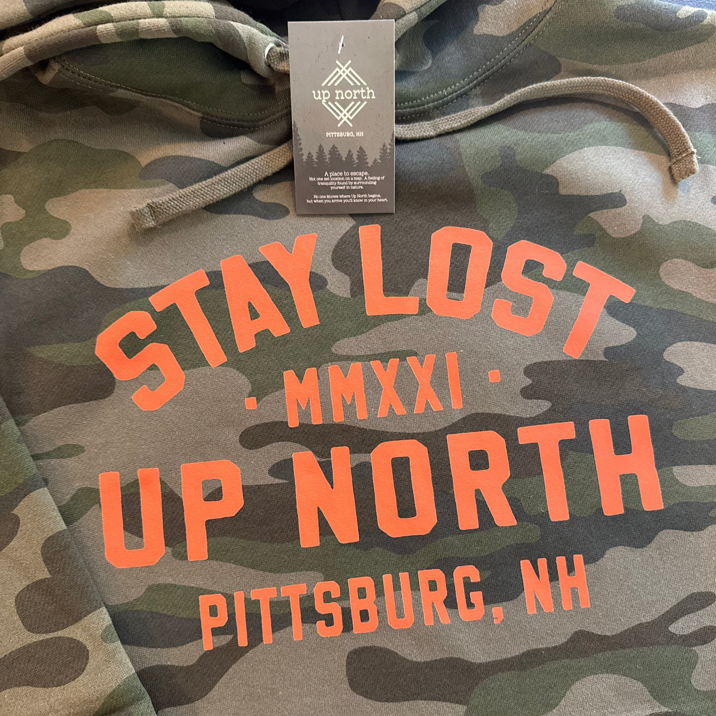 Stay Lost Hoodie - Forest Camo