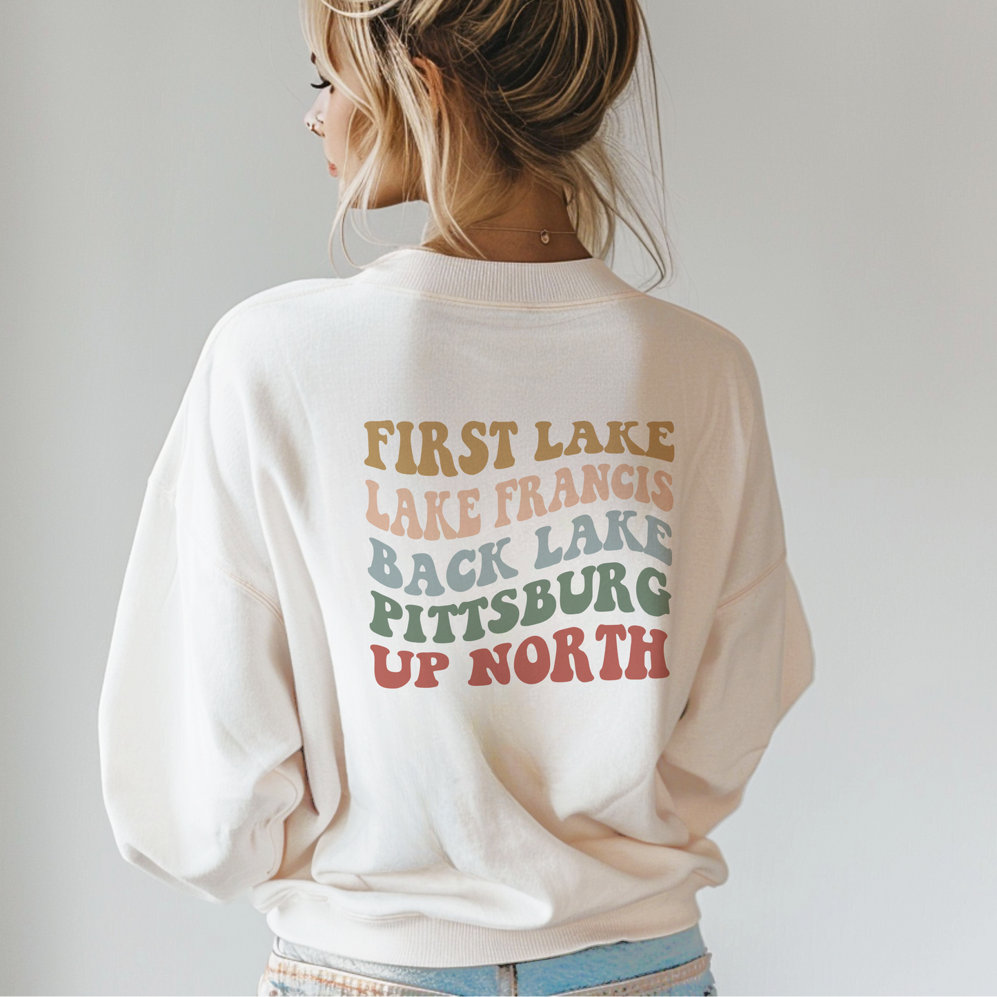 Favorite Lakes Crewneck Fleece