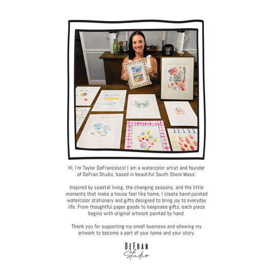 Pittsburg Holiday Icons - Hand Painted Greeting Card