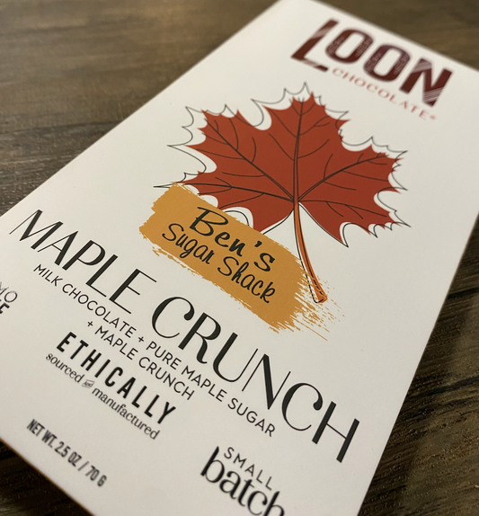 Maple Crunch Chocolate Bar