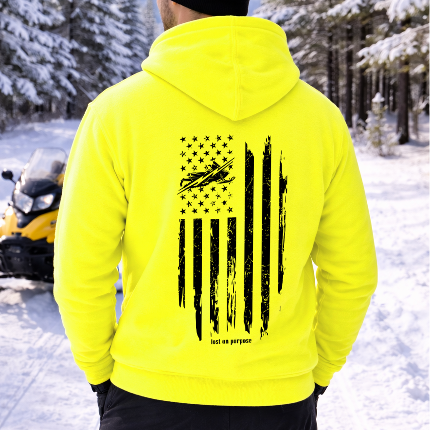 Unisex Neon “RIDE” Up North Hoodie