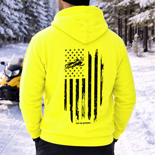 Unisex Neon “RIDE” Up North Hoodie