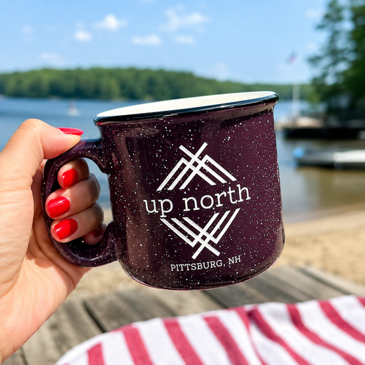 15 oz. Plum Ceramic Campfire Mug