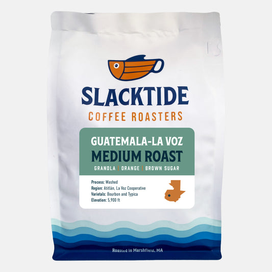 SlackTide Coffee - Guatemala Medium Roast (Whole Bean) 12oz bag