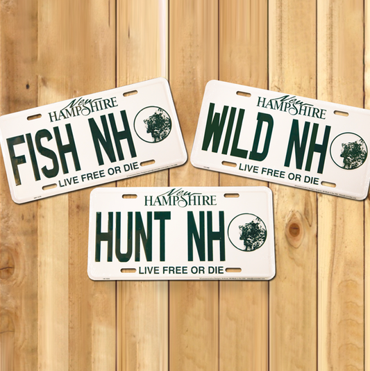 NH Fish & Game License Plates