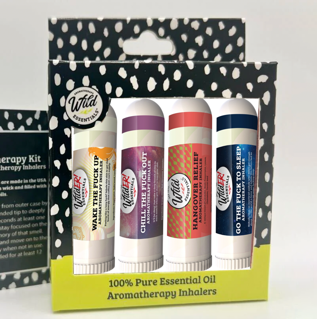 Wilder Essentials Aromatherapy Inhalers 4 Pack Assortment