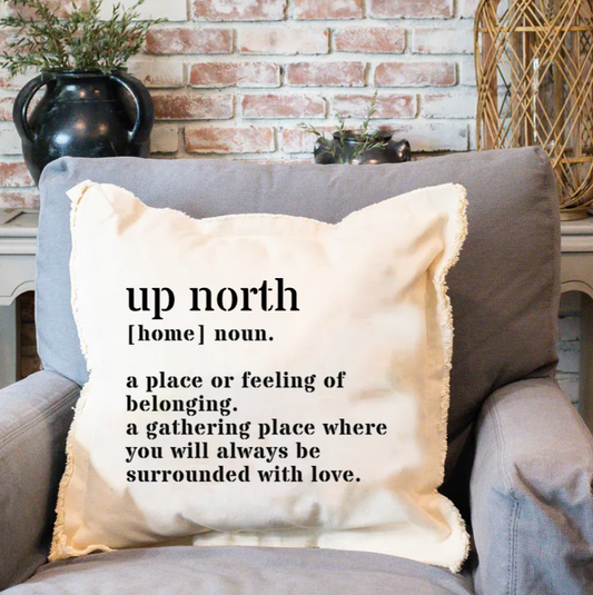 Up North Definition Pillow