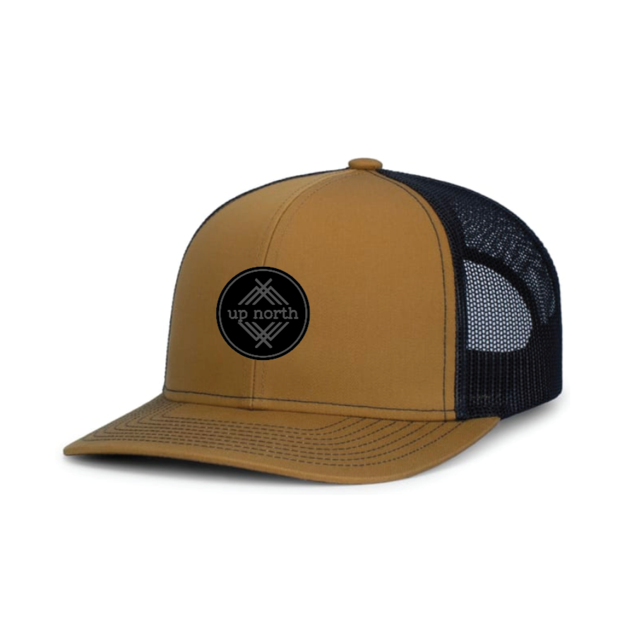 Up North Trucker Hat - Buck/Charcoal