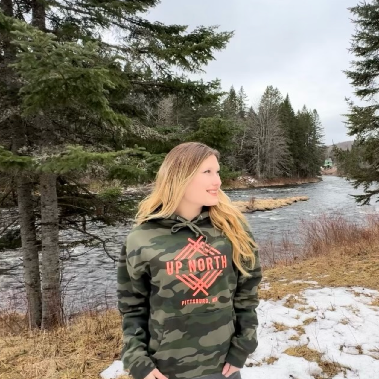 Up North Elevated Logo Hoodie - Camo