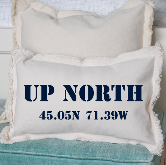 Up North Coordinates Pillow