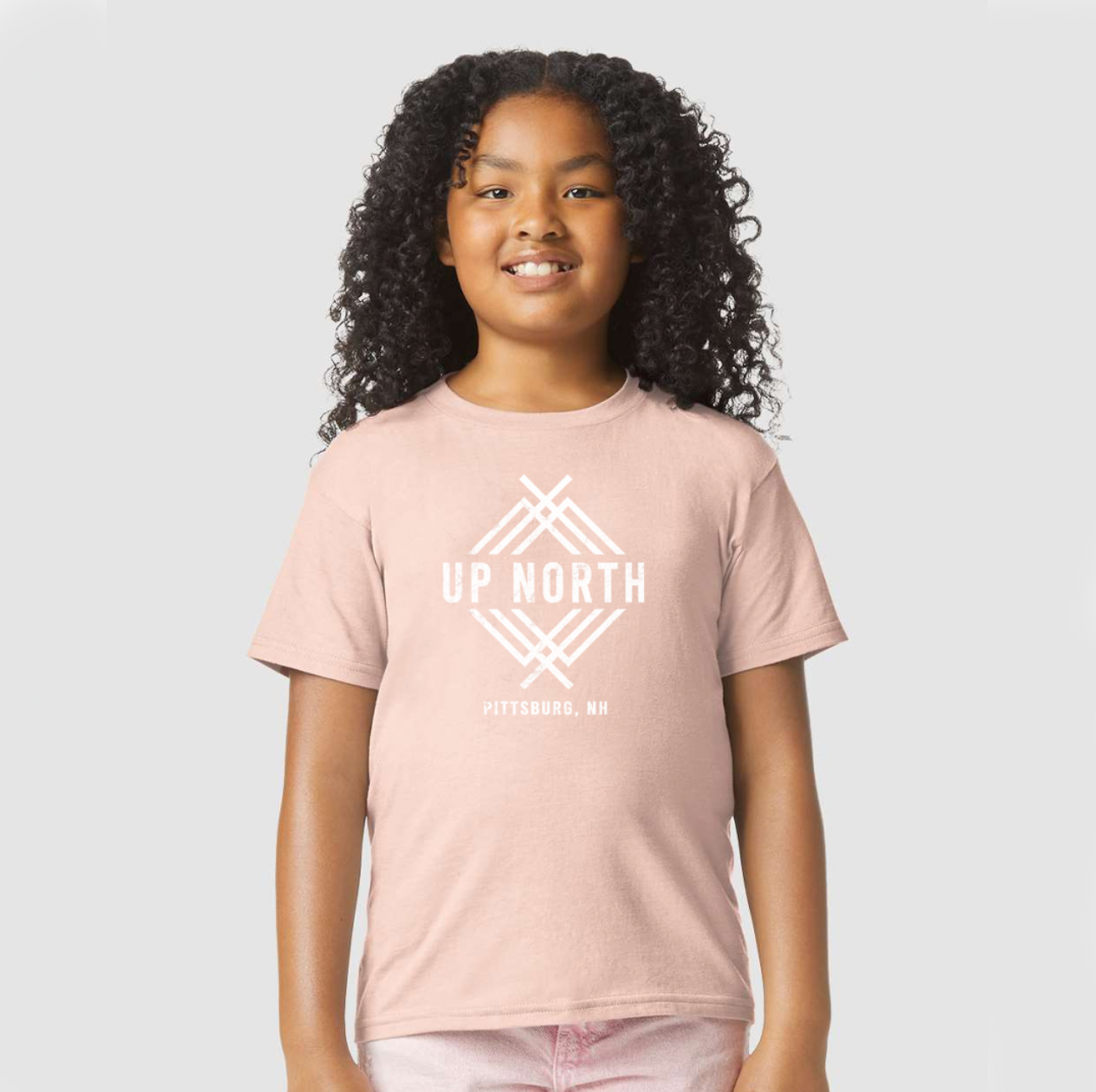 Youth Logo Tee - Blush Pink