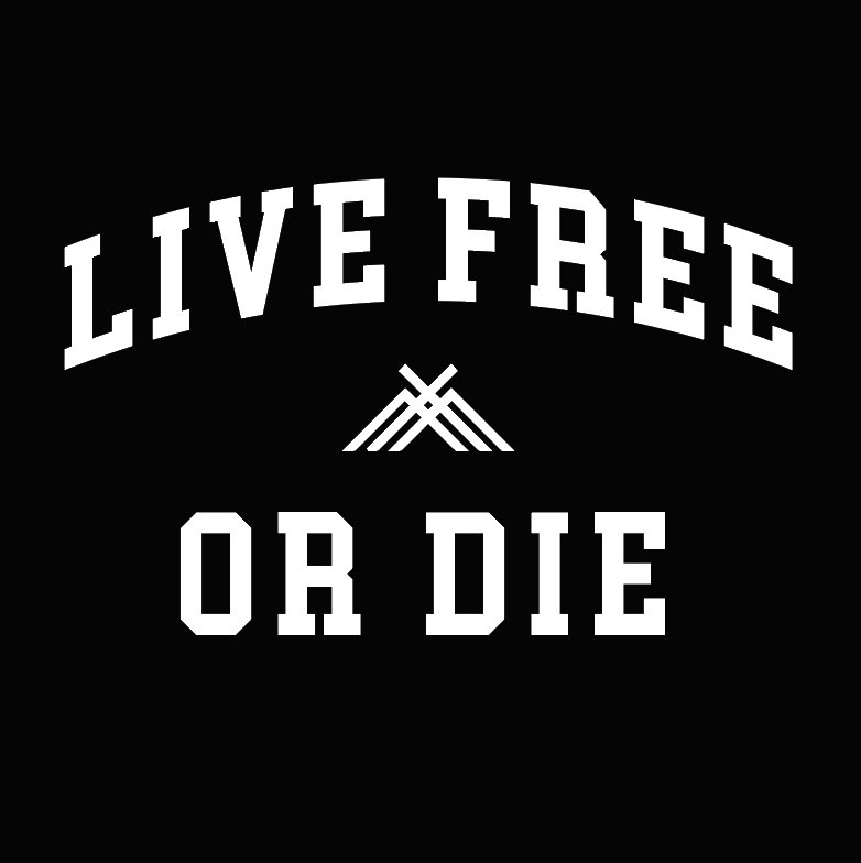 Live Free or Die Hoodie - Black