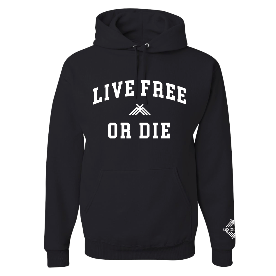 Live Free or Die Hoodie - Black