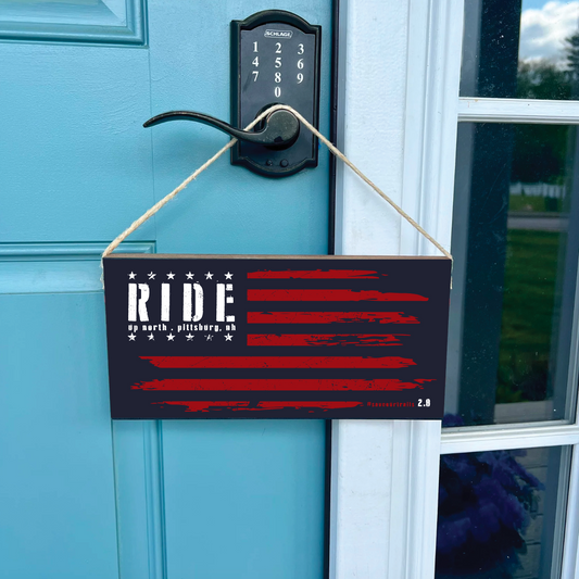 RIDE 2.0 - Charity Sign