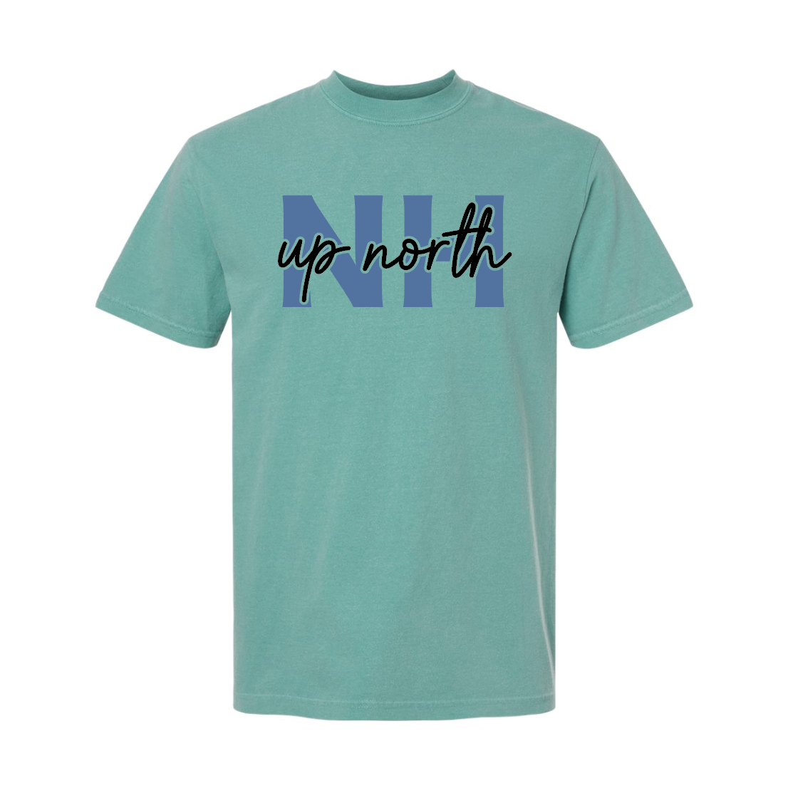 Up North NH | Unisex Garment Dyed Tee - Seafoam