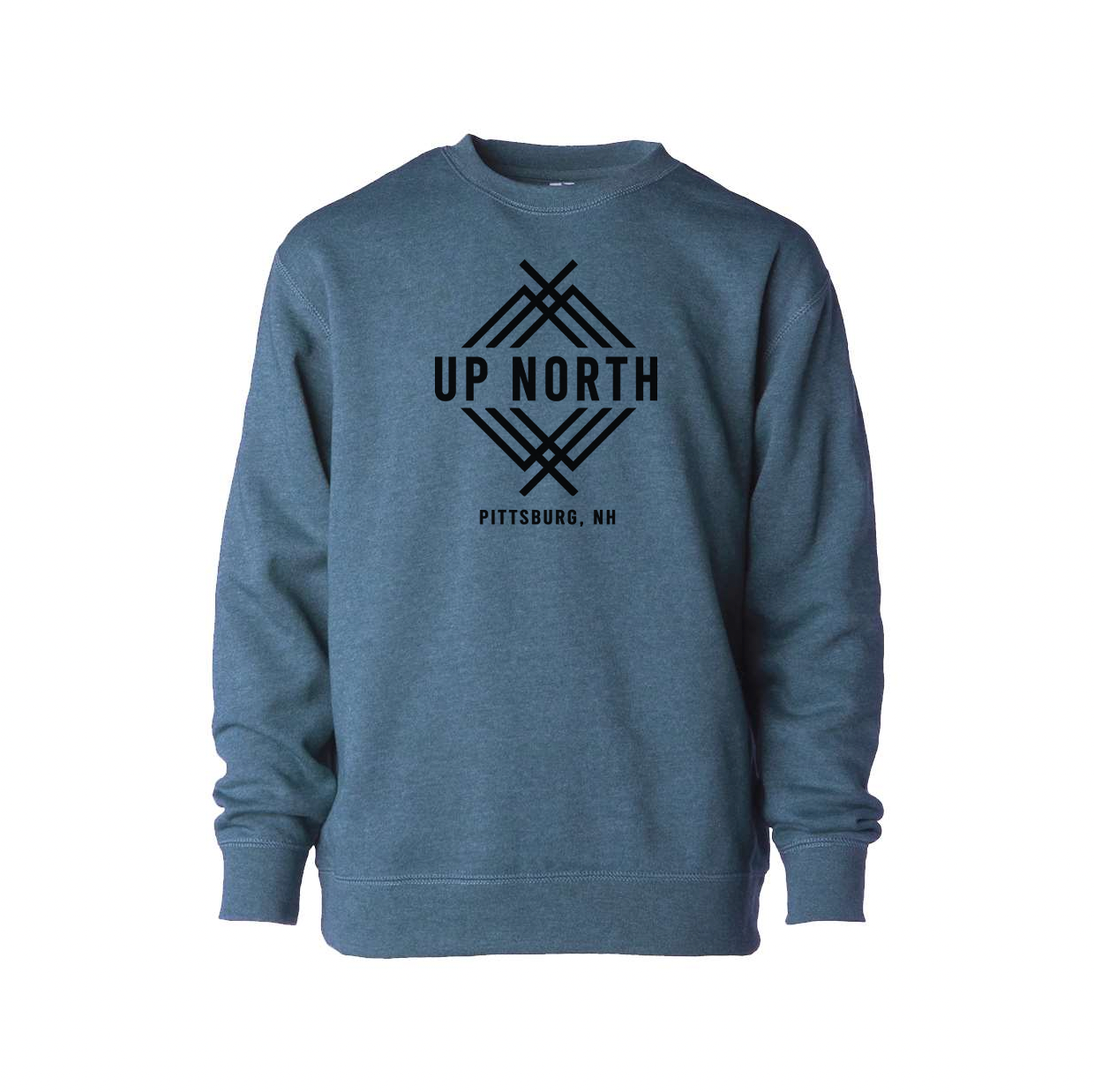 Youth Logo Fleece Crew - Blue Heather