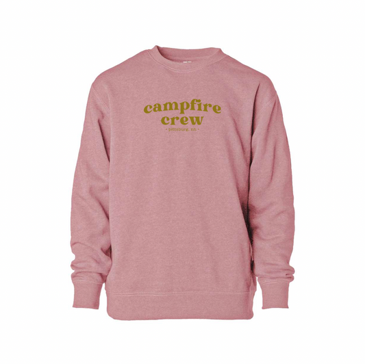 Campfire Crew - Toddler Fleece - Blush Heather