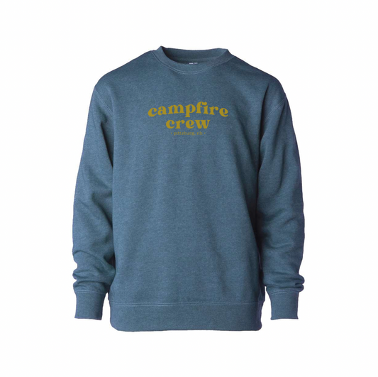 Campfire Crew - Toddler Fleece - Navy Heather