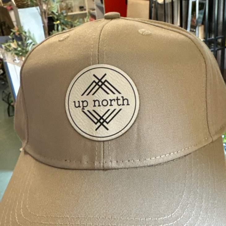 Up North Classic Hat - Khaki/White Patch