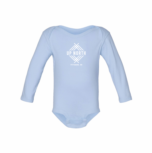 Light Blue - Long Sleeve Baby Onesie (Copy)